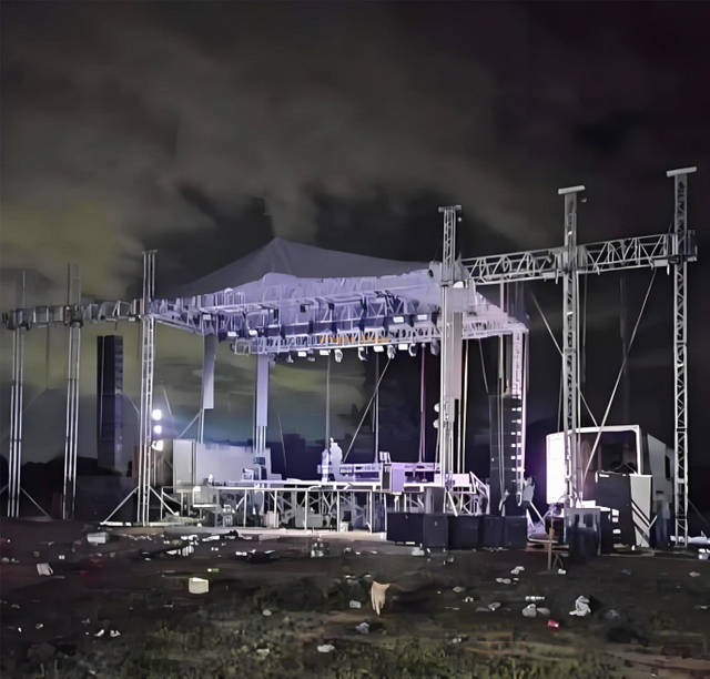 ALUMINA PESADO DE ILOGIDO DO DIREITO ALTULAÇÃO TRUSS Stage 8x6x8m