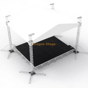 Sistema de alumínio do fardo do concerto do desempenho da excursão da barreira com fase 6x6x6m 