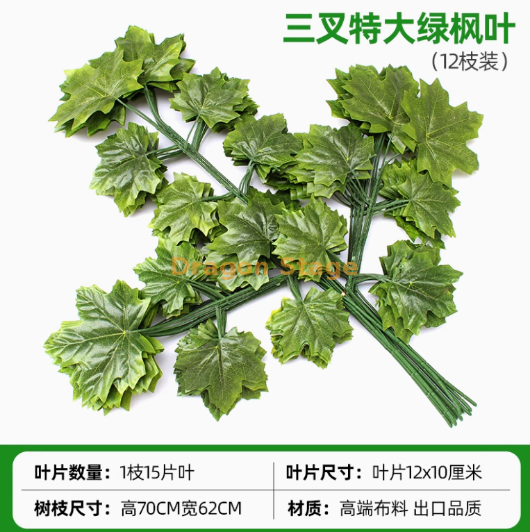 三叉大绿枫叶 12 枝