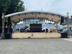 Arco quadro de suporte de alumínio treliça de telhado 10x6x4m
