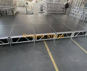 Plataforma modular de concertos modulares de alumínio 7.32x3.66m （24x12ft)