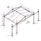 Palestrante de show telhado trels stage 12x9x7m