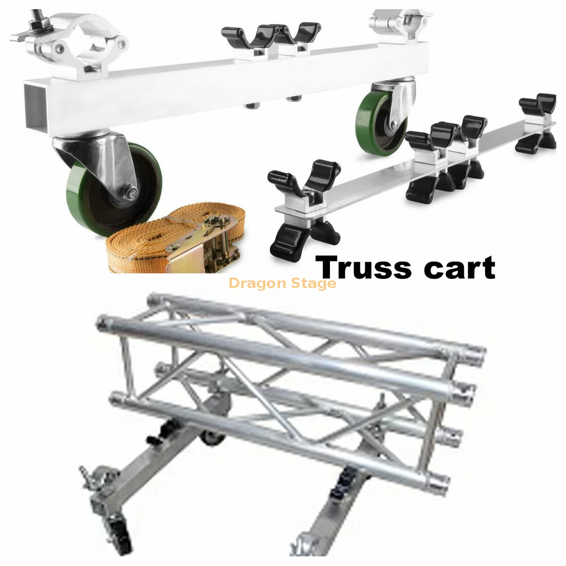 Carrinho de treliça de alumínio Dragonstage / Kit de treliça / carrinho de treliça para treliça de 290 mm / 300 mm