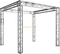 Treliça de iluminação externa para concerto portátil de alumínio 12x12x10 pés (3x3x3m)