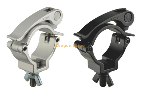 Grampos leves Mini 360 QR Material: 6061 SWL:100kg Tubo: 48-51mm Kg:0,187kg