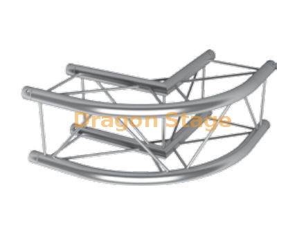 Treliça de alumínio com tubos de caixa FT24-C21-R 35 × 2 
