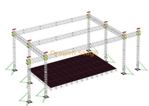 Evento indiano ao ar livre Lighitng Truss 80x80x40ft