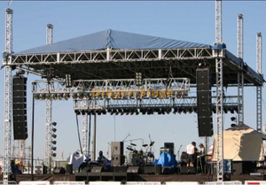 Música country de alumínio estágio 20x14x12m