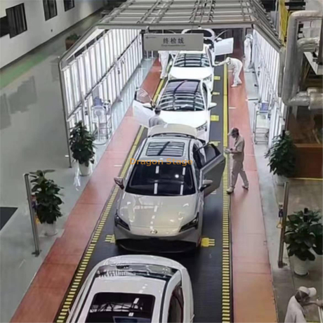 Quadro de túnel leve móvel de alumínio para reparo de carros