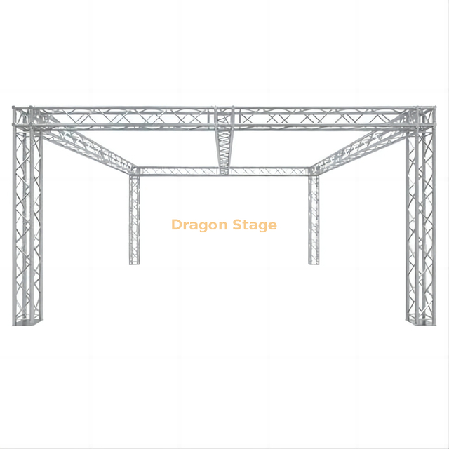 Global Truss 20'x20 'Fazenda de troca / sistema de exposições - Truss modular F34 com cantos de bloco de junção universal e feixe central