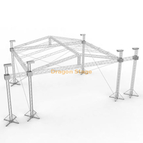 Truss & Stage Podium para palco de cobertura externa 15x5x8m