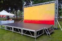Suporte temporário de treliça de alumínio para exterior para pequenos festivais e eventos promocionais