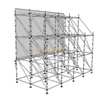 estrutura modular do apoio da tela do diodo emissor de luz de 8x4m Ringlock altura dianteira 6m altura traseira de 4m
