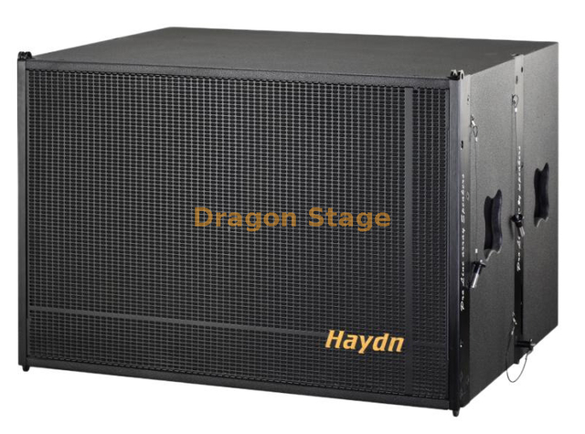 HL215B Subwoofer passivo duplo de 15 polegadas para sistemas de som profissionais