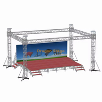 Eventos de concerto Wedding Portable Stage Truss para equipamentos de iluminação 9x6x5m