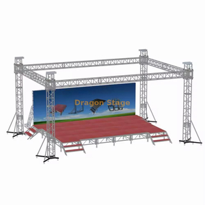 Eventos de concerto Wedding Portable Stage Truss para equipamentos de iluminação 9x6x5m