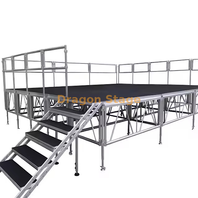 Plataforma de palco portátil de concerto grande de alumínio 20x15m