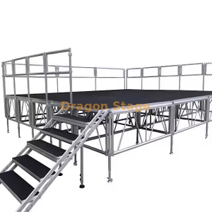 Plataforma de palco portátil de concerto grande de alumínio 20x15m