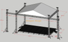 Mobile Live Music Stage for Museum Exhibition 12x8x8m