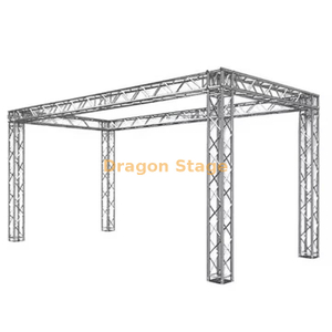 Alumínio Dj Silver Stand Booth Event Truss 20x15x15ft