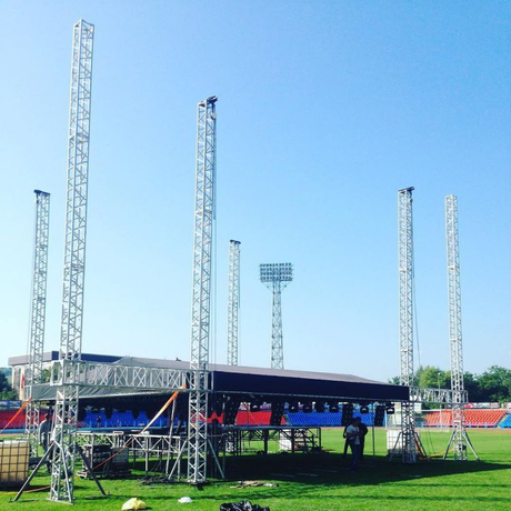 Telhado de palco Torre de treliça de DJ de 30 pés