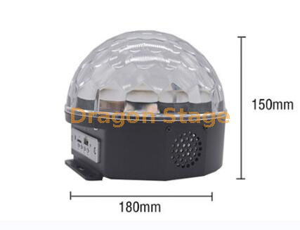 Bluetooth Small Magic Ball Light Light Voice Controle rotativo KTV Flash Light Club Bar Luz da atmosfera 