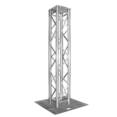 Truss de Totem de 2m iluminados