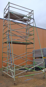 Construção de material de andaime usada para venda
