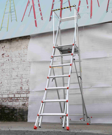 Escada da torre de estadia de alumínio para uso da fábrica