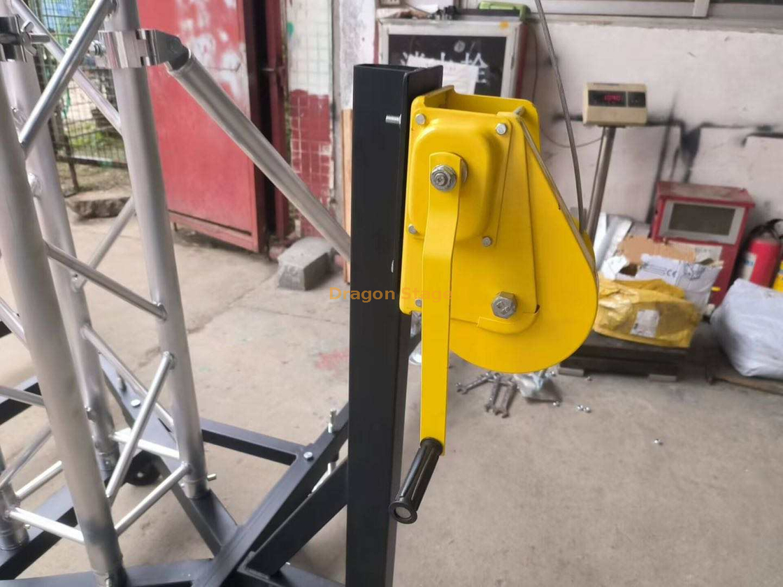 Guincho manual de aço para elevador de torre de alto-falante
