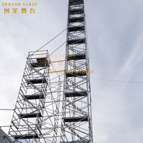 andaime portátil da torre de alumínio de 1.35x2x10.35m com escada de 45 graus 