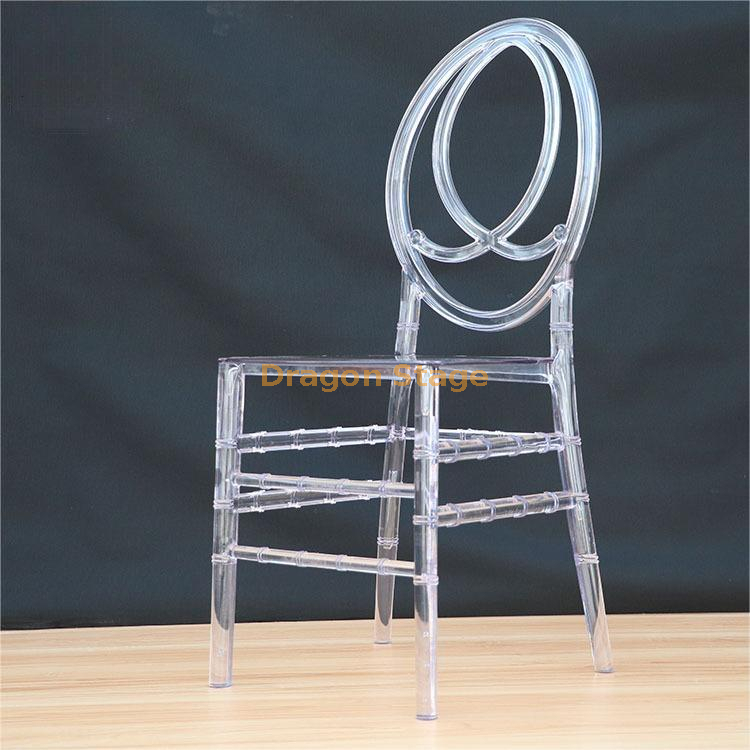 Cadeira transparente acrílica, cadeira conjunta de bambu plástico, rede de cadeiras de casamento em hotel, cadeira de jantar vermelha, cadeira de cristal transparente da moda nórdica