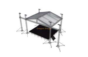 Alumínio Custom Portable Concert Som Truss 8x7x7m