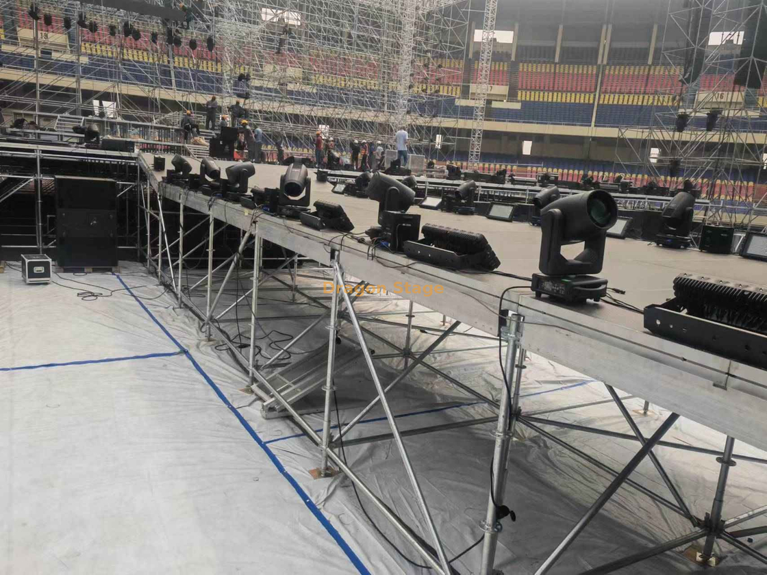 plataforma exterior de alumínio da fase de Ringlock do concerto do evento de 10x10m