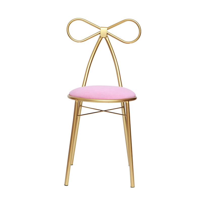 Cadeiras minimalistas nórdicas, cadeiras modernas de restaurante de metal, cadeiras borboleta para uma única pessoa, cadeiras de hotel famosas na internet com arte em ferro, cabelos lisos