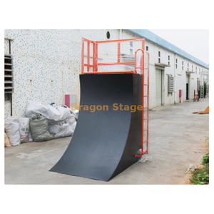 Sports Adventure Park de 14 pés Curvada de parede curvada laranja