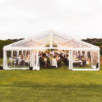 Tenda profissional para eventos de casamento com interior espaçoso para atividades de banquetes e celebrações