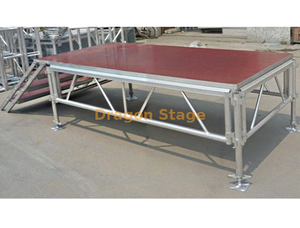 Concerto para eventos DJ Wedding Mobile Portable Stage para venda 9x4m