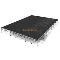 Plataforma portátil 9.76x8.54m da fase do evento exterior do concerto do casamento