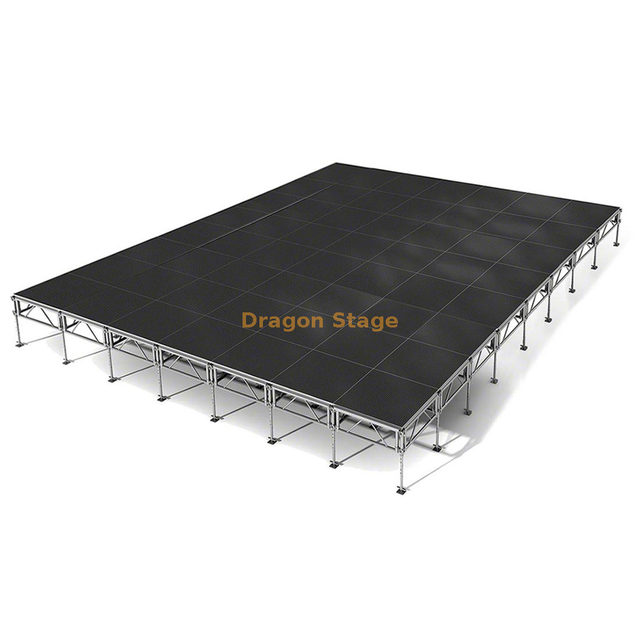 Plataforma portátil 9.76x8.54m da fase do evento exterior do concerto do casamento