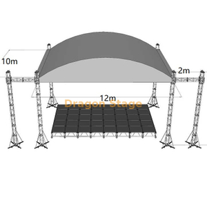 Todo telhado de todo o tempo treliça para eventos ao ar livre 12x10x6m