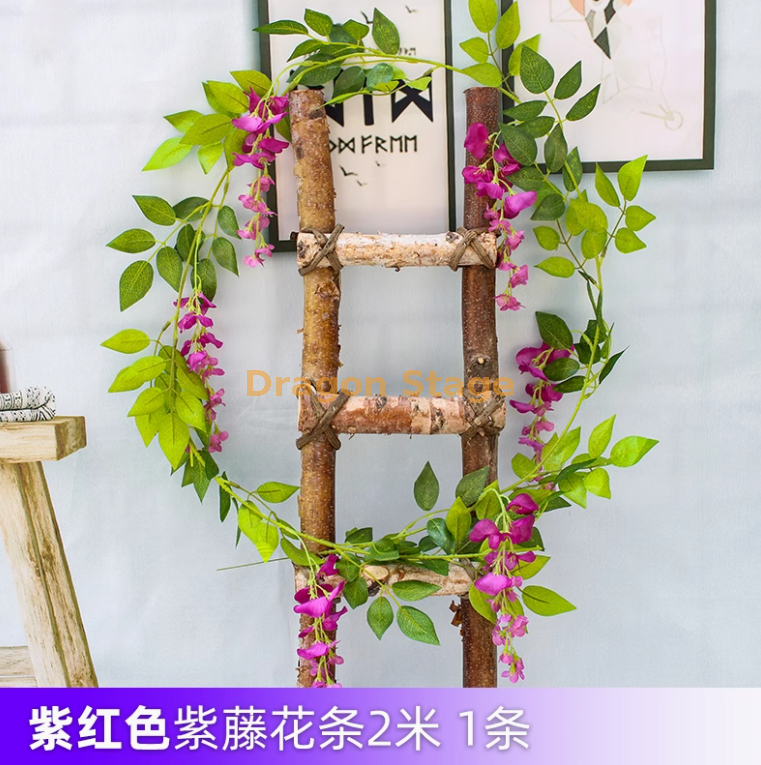 紫红色 紫红紫藤花 1 条