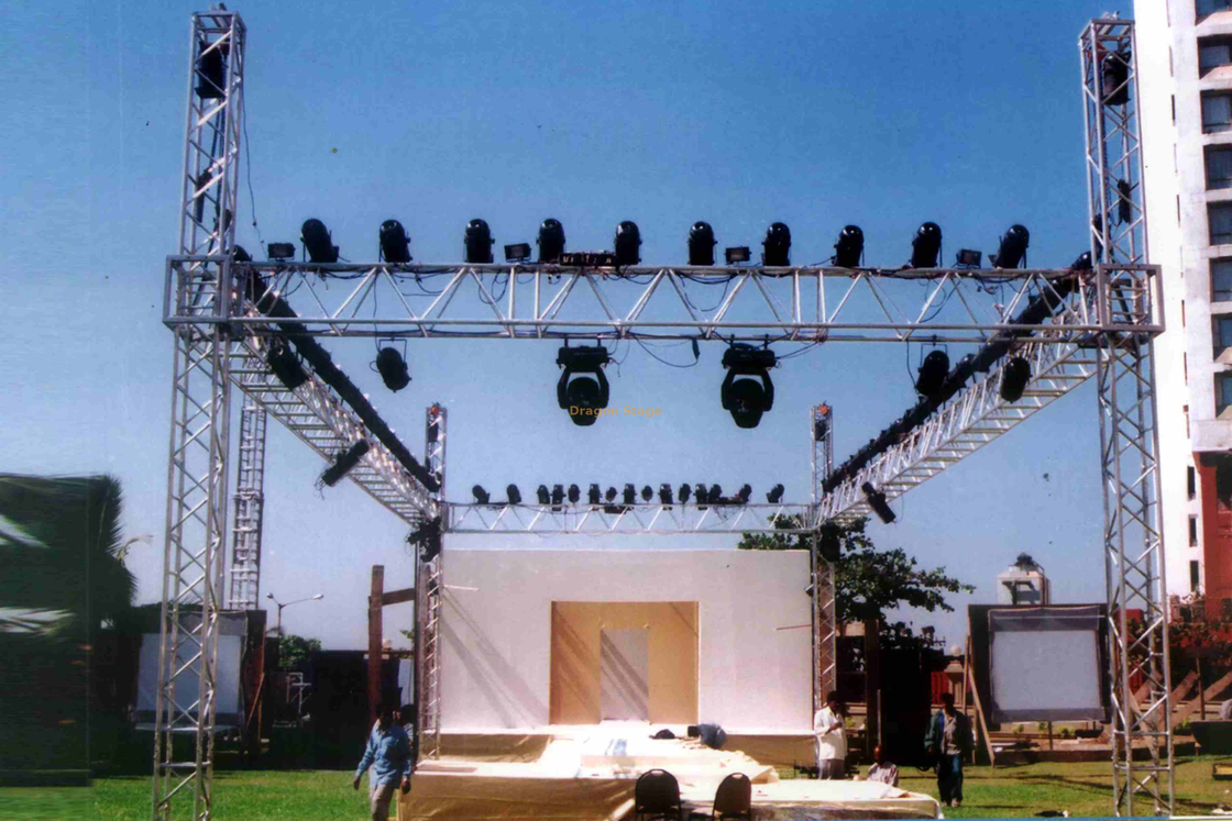 Sistema de treliça de torneira LED de liga de alumínio LED 8x8x6m para concerto ao ar livre 