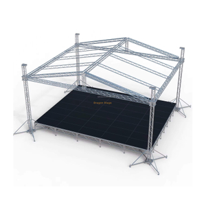 Sistema de treliça de iluminação de áudio de música de alumínio personalizada 12x10x9m