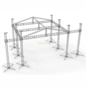 A fase conduziu a parede video e a linha fase 18x16x14m do telhado do concerto da disposição