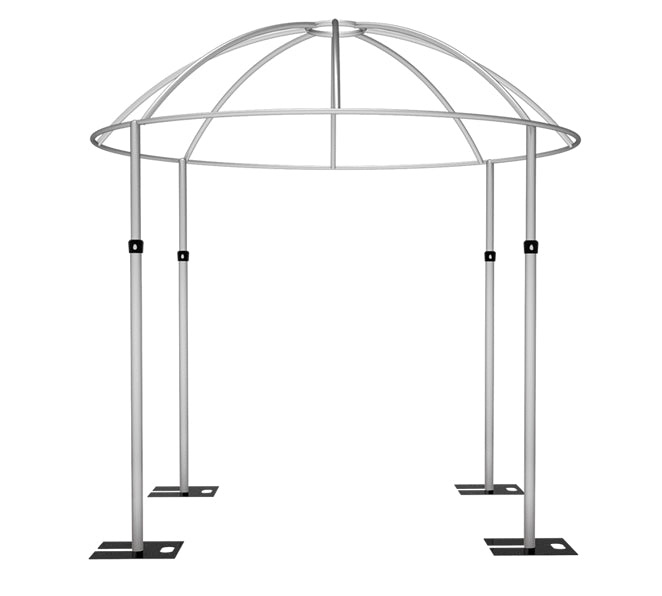 tubo de c&uacute;pula e cortinas