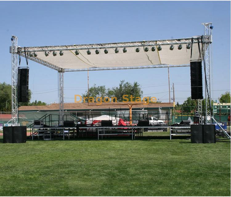 Sistemas modulares de treliça de evento de alumínio 10x7x6m
