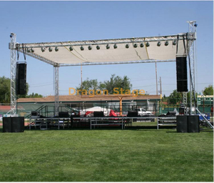Sistemas modulares de treliça de evento de alumínio 10x7x6m