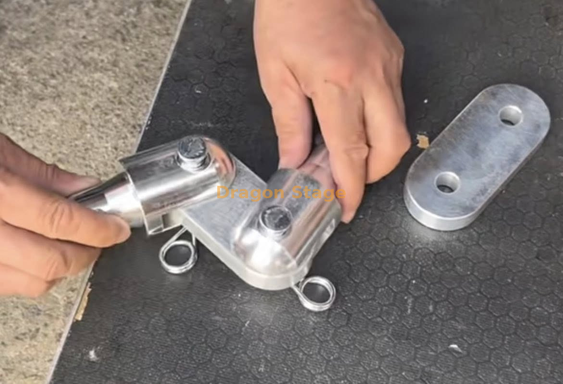 Junta giratória modular de alumínio profissional para estruturas de toldo e treliça