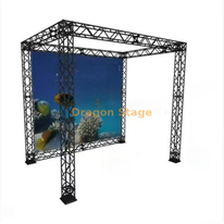 Black 3x2x3m Modular Truss Stand para exposição